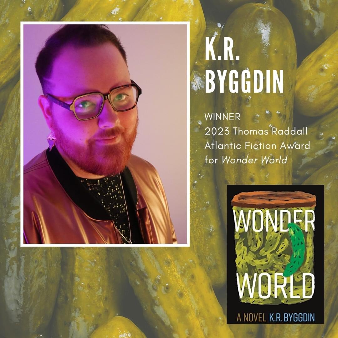 Congratulations to @Dal_English alum K. R. Byggdin on winning the Thomas Raddall Atlantic Fiction award for Wonder World!! You can read more about K. R. in our newsletter, here: cdn.dal.ca/content/dam/da… #DalProud @DAL_FASS @Dal_Alumni @DalhousieU @WritersFedofNS