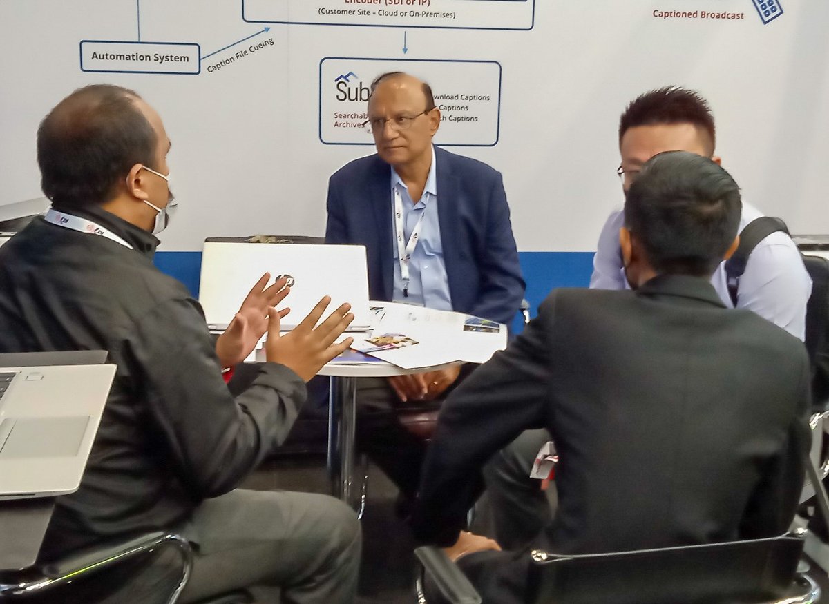 accessinclusion's tweet photo. Ai-Media has arrived at BroadcastAsia! Come find us at booth #6C3-08 in Hall 6 from the 7-9 of June and learn all about our AI-powered broadcast captioning solutions.
Don’t forget to book a meeting with our team of experts: https://t.co/mOvUROFGYM https://t.co/DC9q8bQrqx