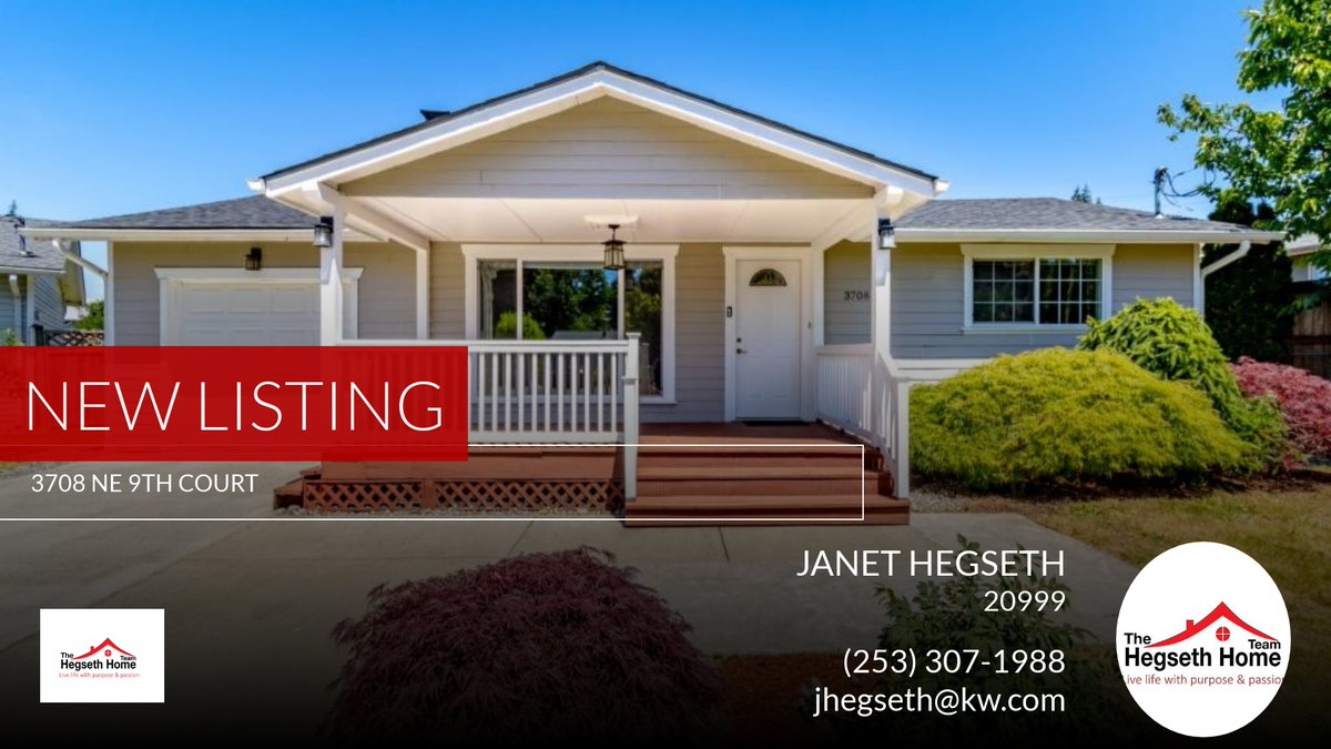jhegseth's tweet photo. 📍 New Listing 📍 Take a look at this fantastic new property that just hit the market located at 3708 Ne 9th Court in Renton. Reach out here or at (253) 307-1988 for more information

Living Life with Purpose and Passion

Your Real... https://t.co/a8Xxo8gqen https://t.co/HdxZ0lO8Ek