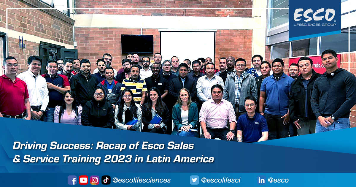 #EscoLifesciences and Lab Brands SAS joined forces to host an immersive sales & service training last April 24-28, 2023 in Bogota, Colombia. ✨ 

📷 Check out the full event details from this article: bit.ly/EscoLatAmTrain…

#EscoScientific #Training #Seminar #EscoCares
