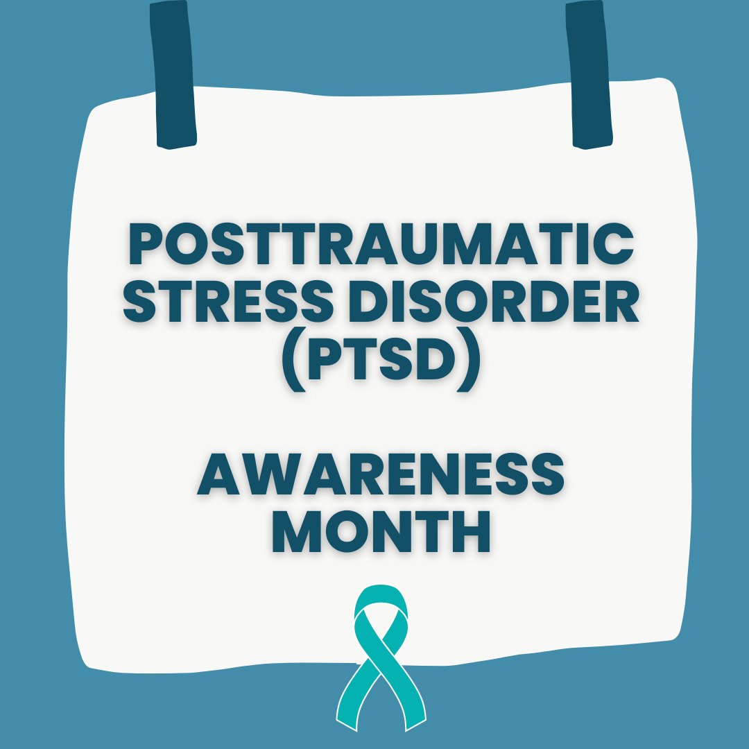 GoJimWest's tweet photo. The month of June is dedicated to raising awareness on Post-Traumatic Stress Disorder. Here are a few points addressing what the disorder is, and what may cause it. https://t.co/CQROXD3QZK