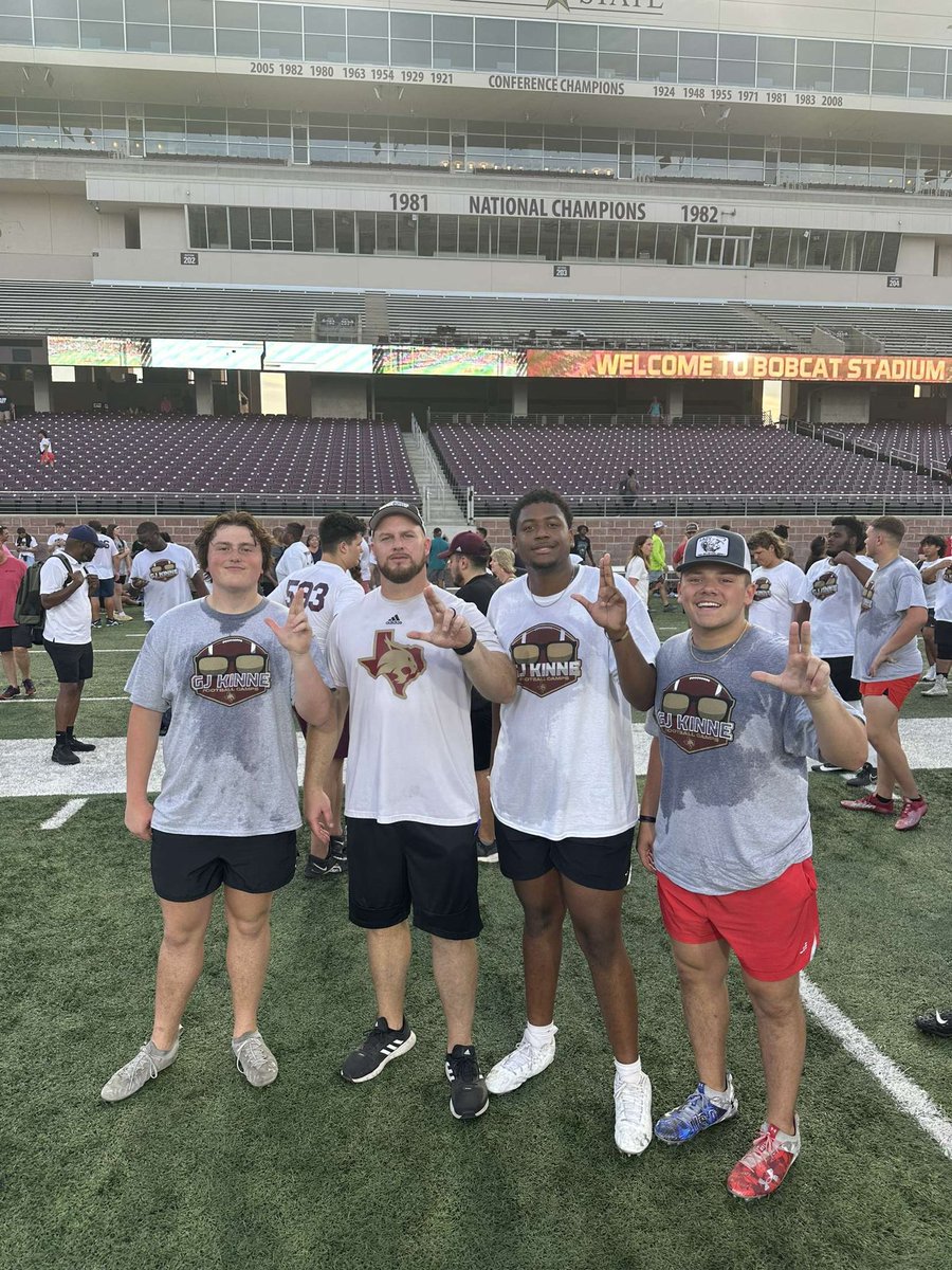 Had a great time at the <a href="/TXSTATEFOOTBALL/">Texas State Football</a> camp with coach <a href="/CoachShoeOL/">Jordan Shoemaker</a>