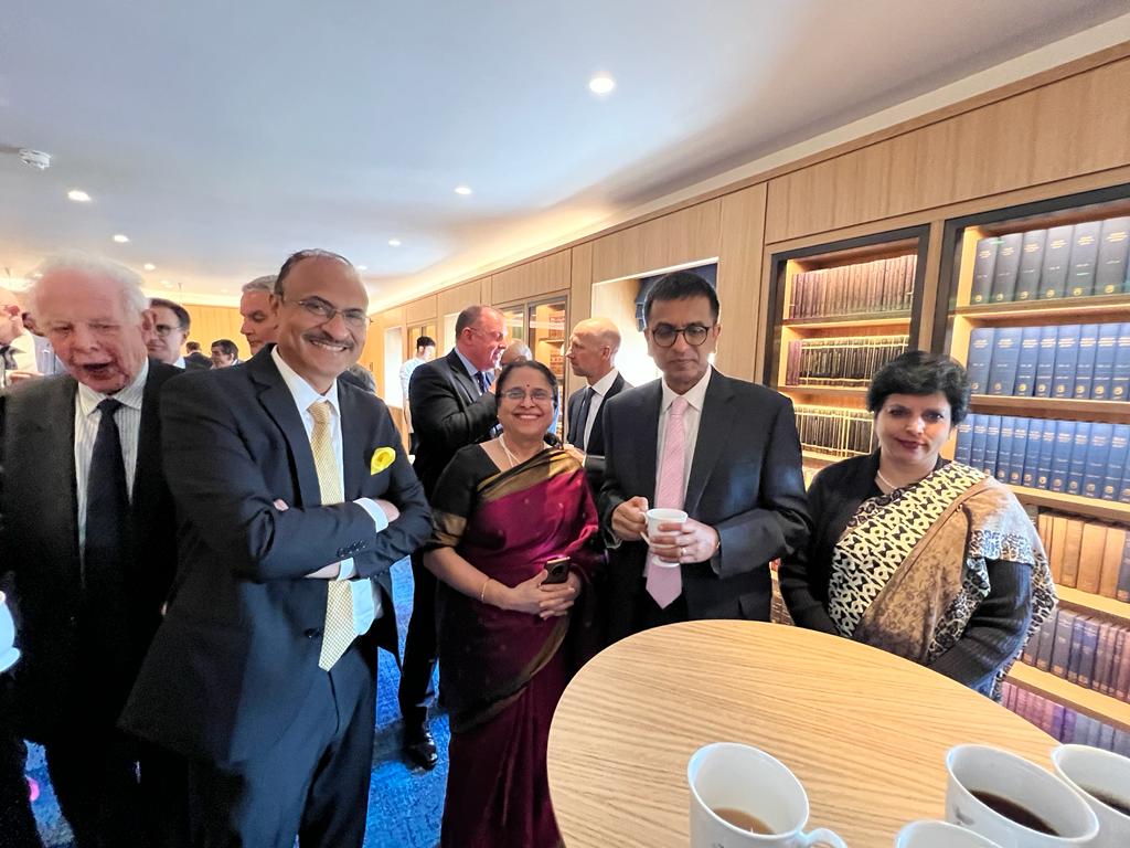 clcdu's tweet photo. Prof. Alka Chawla, Professor-In-Charge, Campus Law Centre, Faculty of Law, DU had the honour of being a part of the panel discussion featuring Chief Justice of India, Dr. D Y Chandrachud at the Inner Temple in London, organised by High Commision of India in London on 5 June 2023. https://t.co/XcmegDayA0
