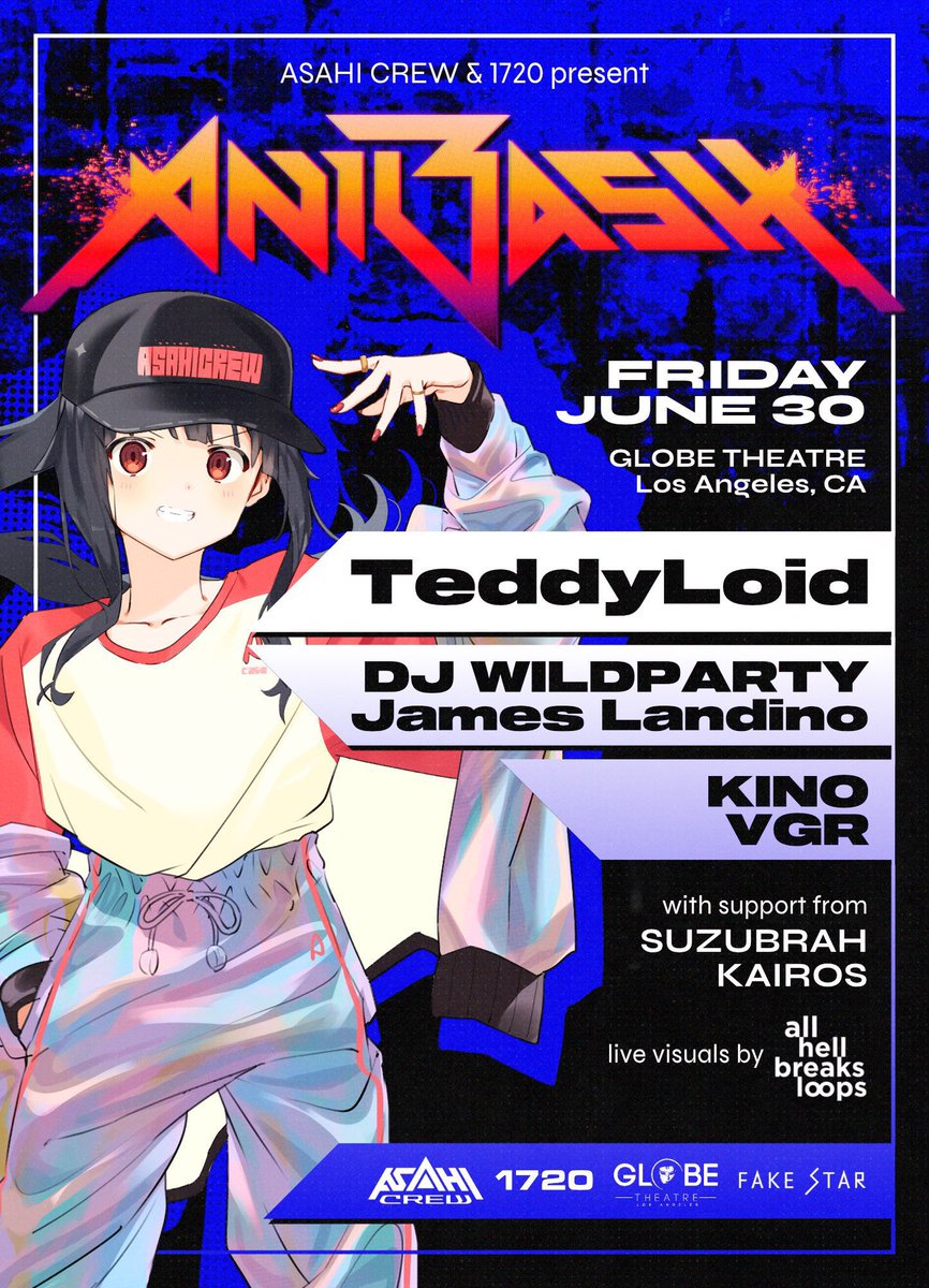 TeddyLoid on Twitter " EVENTS 🇺🇸6/30 Los Angeles GLOBE THEATER 
