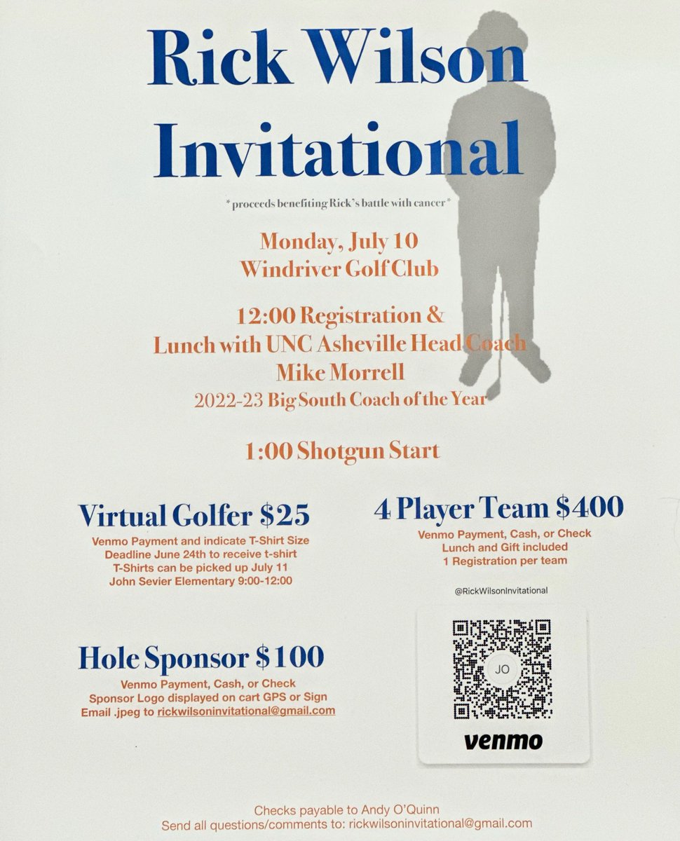 Please consider playing in the Rick Wilson Invitational at WindRiver GC. You will love the course!