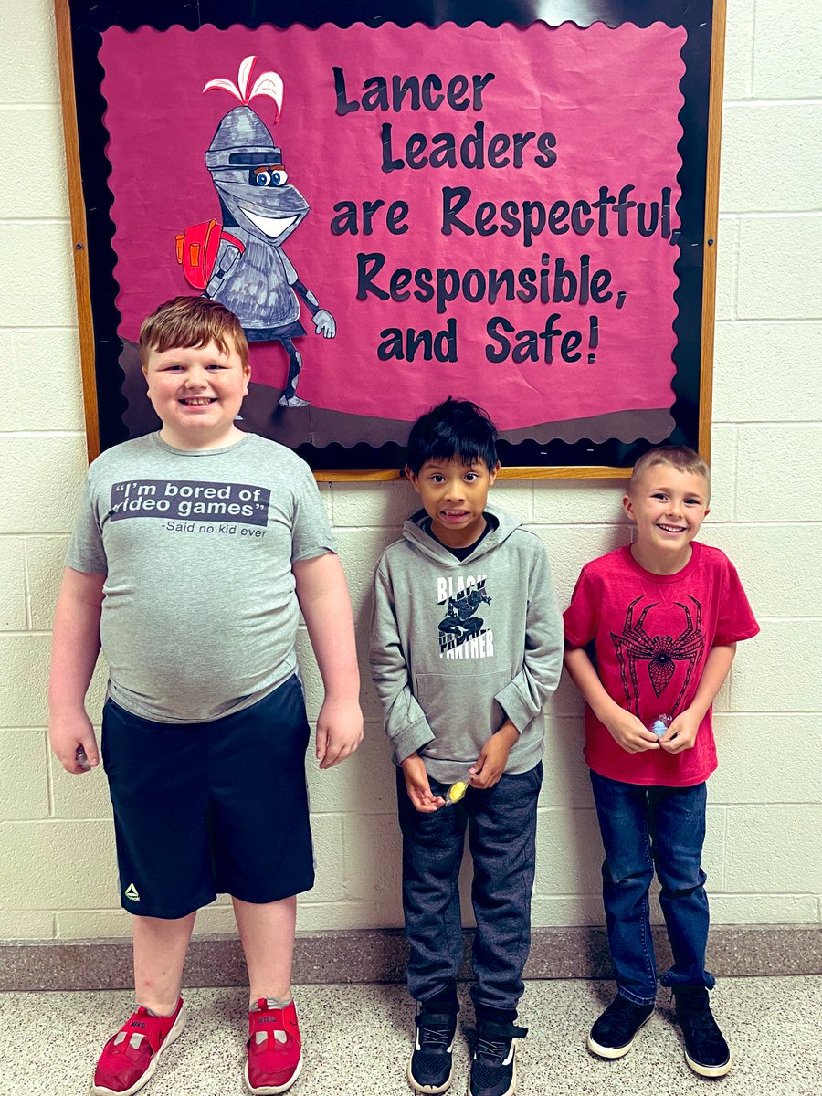 PbisElba's tweet photo. This week’s #lancerleaders. Way to go, boys! https://t.co/uzPr9wSc9e