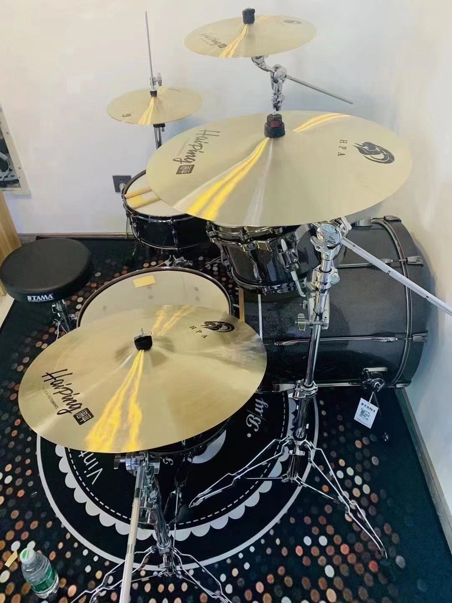 HaipingCymbals's tweet photo. 海平HPA现代系列#haipingcymbals #drumkit #jazzdrums #drummer #percussion #musicfestival #wuhancymbals #madeinchina #livehouse #livemusic #band #海平镲片 #海平乐器 #打击乐 #四角镲 #五角镲 https://t.co/jxZ6Tgv2z5