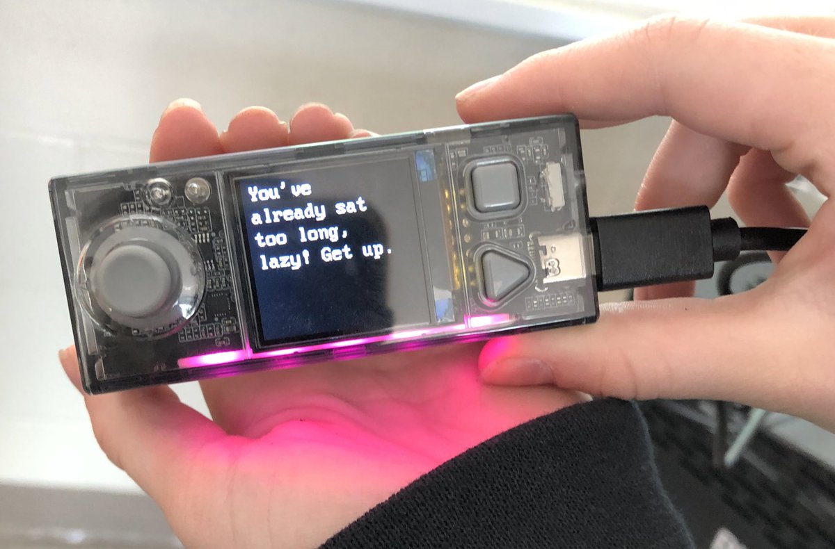 FatimaLeal21's tweet image. Today students started coding the #cyberpi to notify them if they sat too long. We had some good discussions about a healthy life style and how it’s important to move. @CaradocPS #logicsacademy @ms_ctobias #myfit