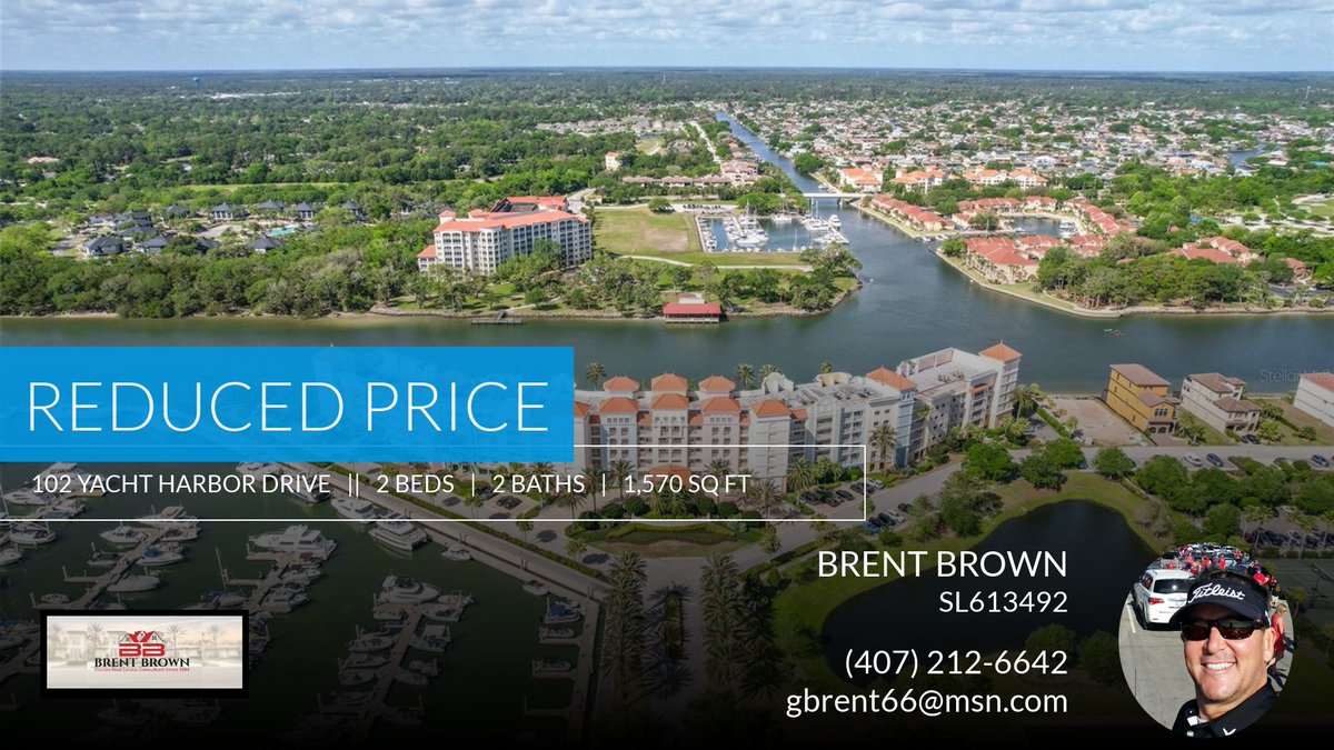 Gbrentbrown's tweet photo. 📍 Reduced Price 📍 This recently reduced home at 102 Yacht Harbor Drive 176 in Palm Coast won't last long, so, don't wait to set up a showing! Reach out here or at (407) 212-6642 for more information! https://t.co/yhnm3IgTTZ https://t.co/e5gVdrV2gc