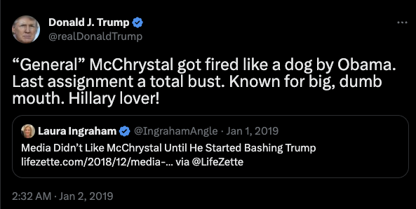 fart's tweet photo. one of the more mystifying things about trump is he thinks you can fire a dog https://t.co/Id94h7Wrkj