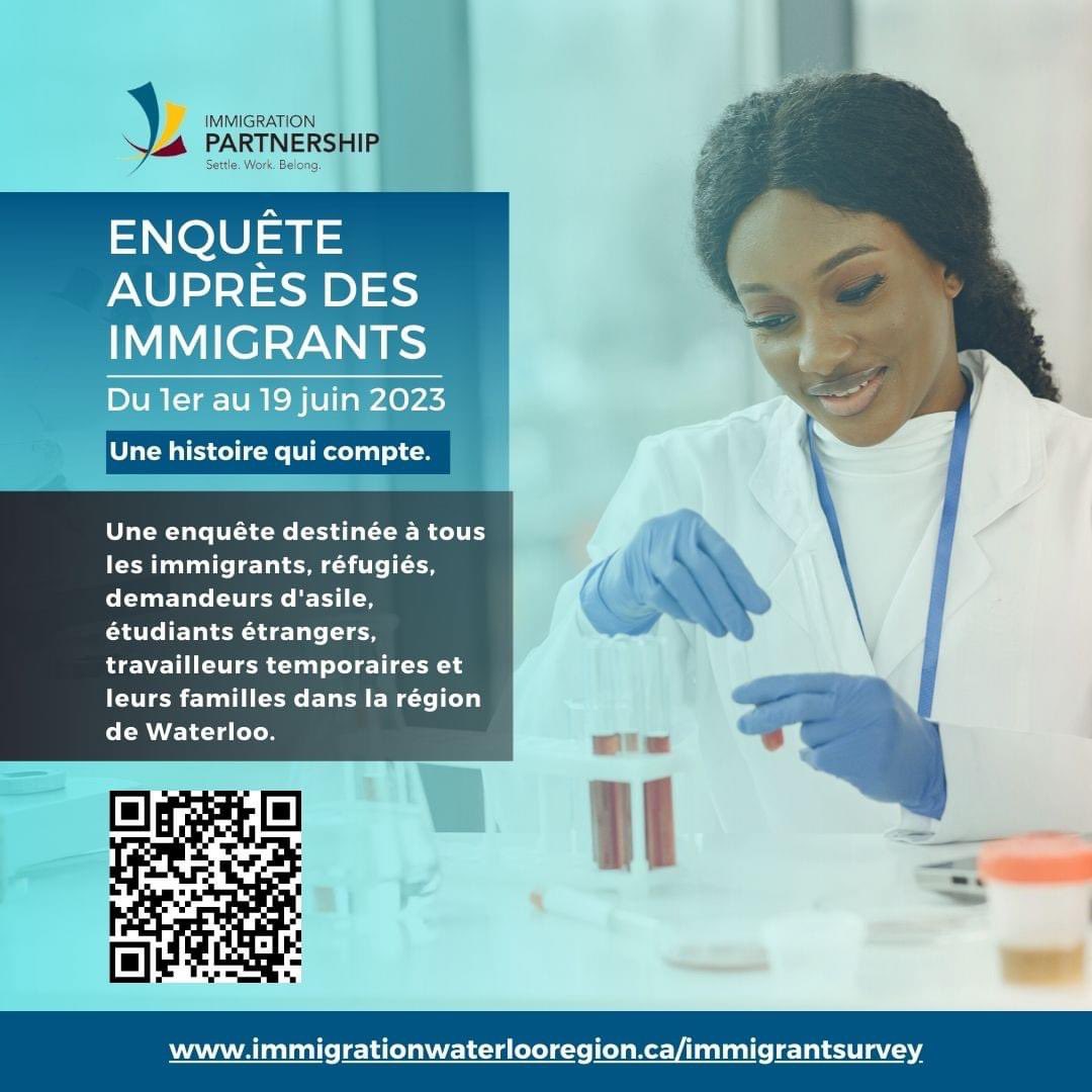 The #ImmigrantSurvey has your back!
The survey is available in English, Arabic, Farsi, Spanish, Somali, Serbian, Tigrinya, Turkish, Ukrainian, French, Chinese, and Rohingya (paper format)
#immigrationmatters #YourStoryCounts #IS2023

immigrationwaterlooregion.ca/immigrantsurvey