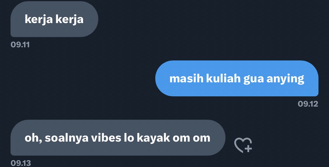 aslinya vibes gua kayak anak sma kan