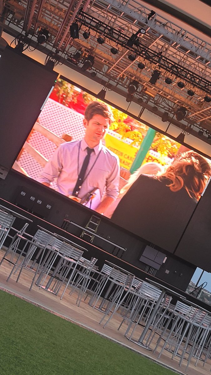 trekker21's tweet photo. Parks & Rec Watch Party, @GrandscapeTX!! #parksandrecreation #parksandrec #SnakeJuice #MouseRat #LilSebastion #Calzone #BenAndLeslie #ExploreGrandscape https://t.co/EdAl3n4VTu