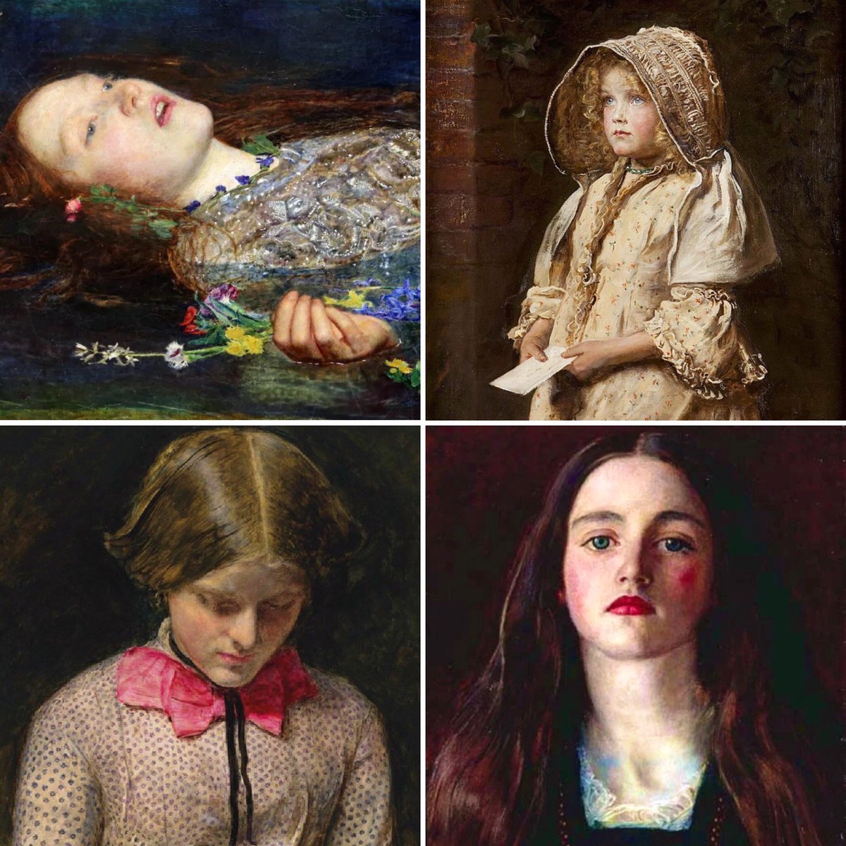 The great #Victorian painter John Everett Millais was born on 8th June 1829 in Hampshire, England. He was a founder of The Pre-Raphaelite Brotherhood which was created at his family home in London in 1848.  #FolkloreThursday #FolkloreSunday 
#BookChatWeekly #art #OTD