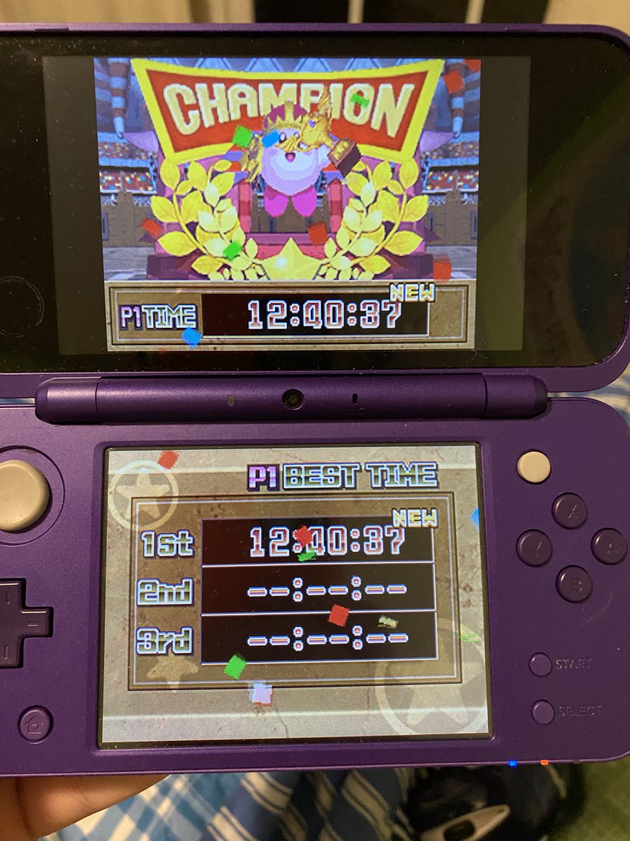 DergNapoleon678's tweet image. It has been done: 100% clear on Kirby Super Star Ultra! #Kirby #KSSU #NintendoDS