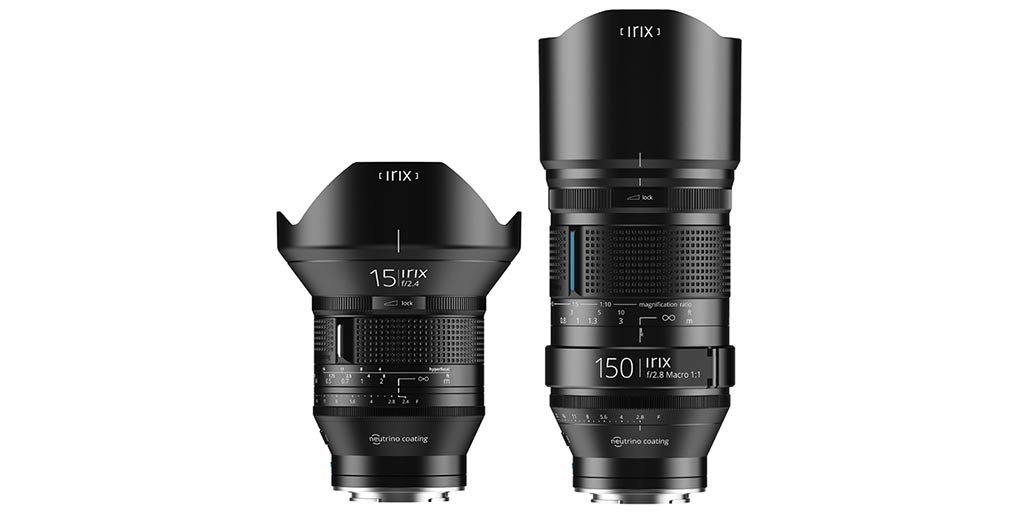 IRIX has announced a pair of premium quality manual focus full-frame E-mount lenses - the IRIX 15mm f/2.4 &amp; 150mm f/2.8 Macro Dragonfly Lenses bit.ly/45V97bE #SonyAlpha #lenses