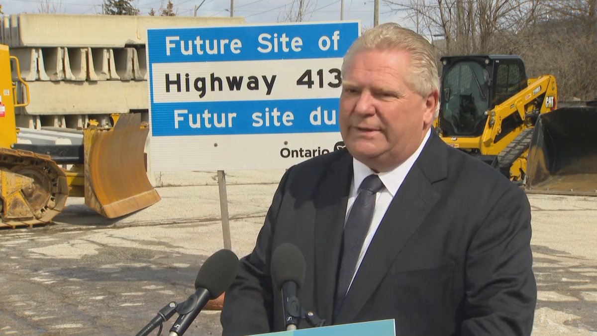 #ONpoli 

“Today I’m announcing $10B in funding for battling wildfires in Ontario. This historic investment will be used to clear all of those dangerous Greenbelt trees and farmland along the Highway 413 route, and replace them with fire-resistant pavement.”