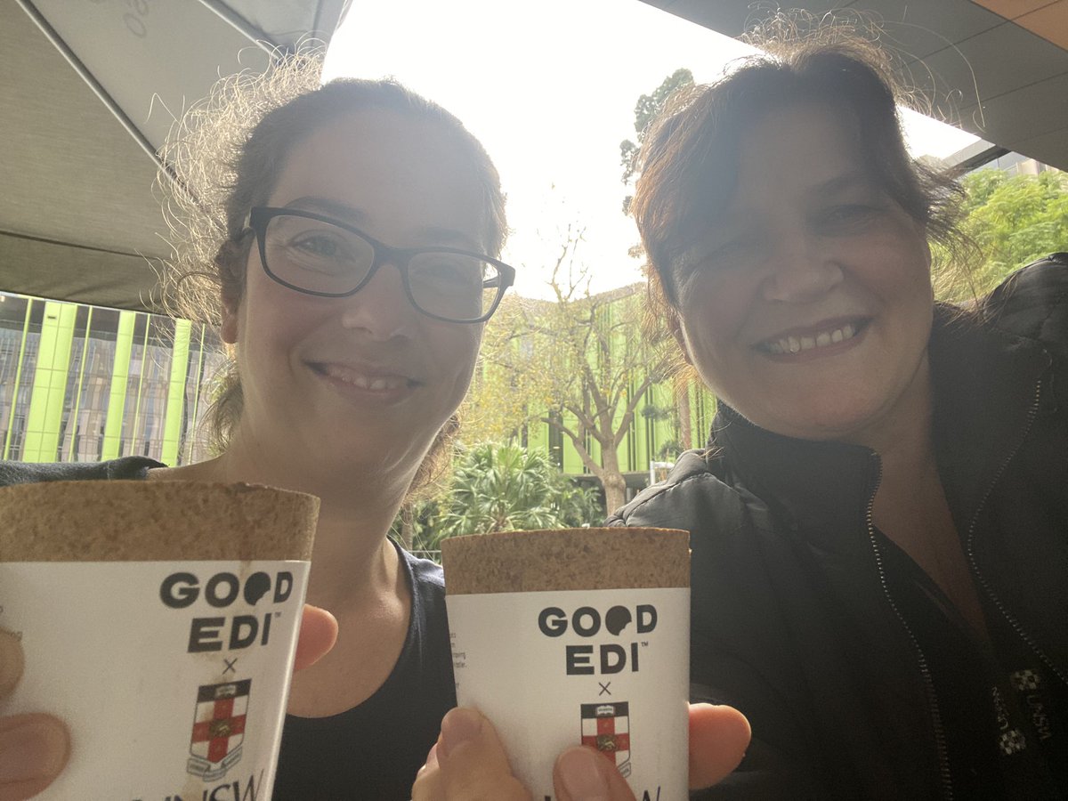 #WorldOceansDay2023 #UNSWbusinessschool 
Enjoying our coffee break with our first edible cup #BioMedEng #PhDstudents #UNSW