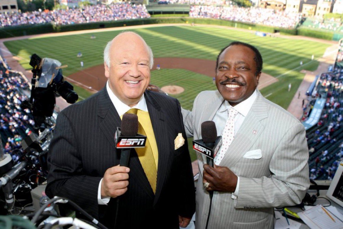nut_history's tweet image. Miss listening to these two on ESPN’s Sunday Night Baseball. Jon Miller and Joe Morgan.