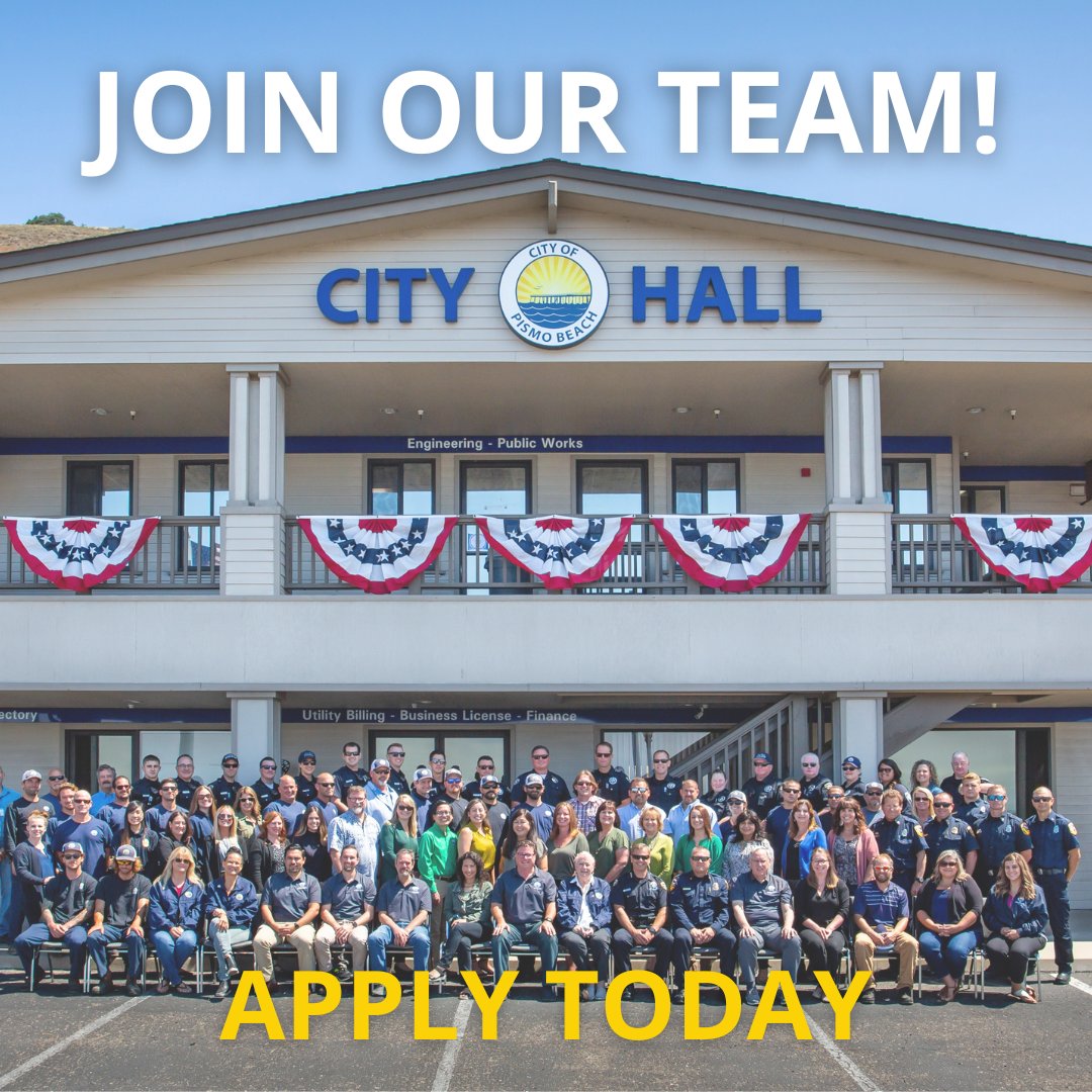 The City of Pismo Beach has an exciting opportunity for the right candidate as the next Fleet Mechanic, overseeing the City’s Motor Vehicle Repair Shop and Fleet Program. 

To learn more about this position and to APPLY TODAY, visit our website at:
pismobeach.org/jobs