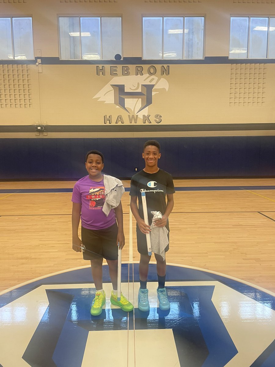 Day #3 - Another great day of camp!

Here are our morning &amp; afternoon session campers of the day!
Morning - Luke Lowery
Afternoon - Bryce Garrett &amp; RJ Ballard
<a href="/Hebron_HS/">Hebron High School</a> <a href="/LISDsports/">Lewisville ISD Athletics</a>