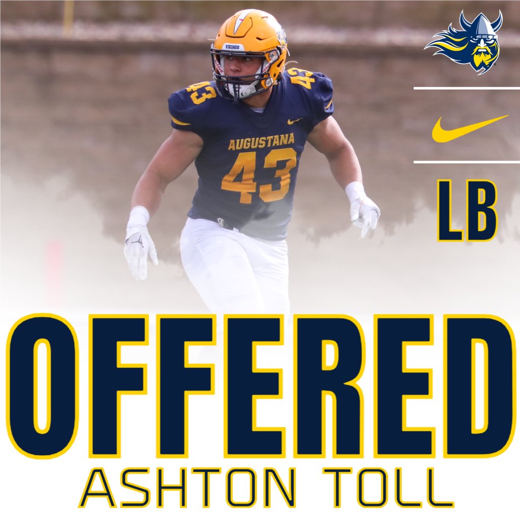 Ashton Toll (@ashton_toll) on Twitter photo After a great talk with <a href="/CoachChaseKing/">Chase King</a>, I am blessed to have received an offer from Augustana! After a great talk with <a href="/CoachChaseKing/">Chase King</a>, I am blessed to have received an offer from Augustana!