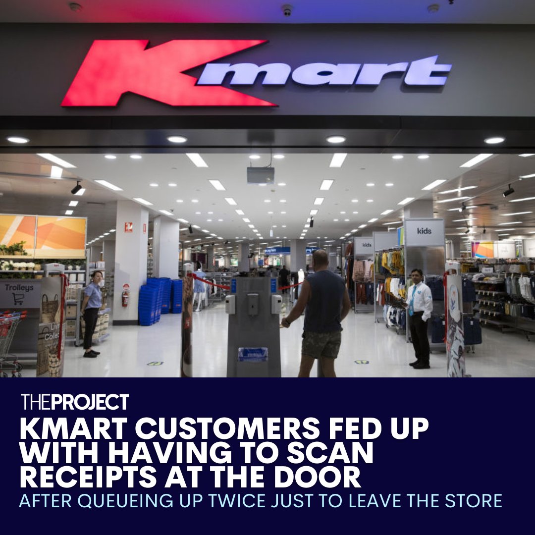 Kmart is being slammed by customers due to its recent policy to scan all receipts as people leave the store.

READ MORE: fal.cn/3yUvb