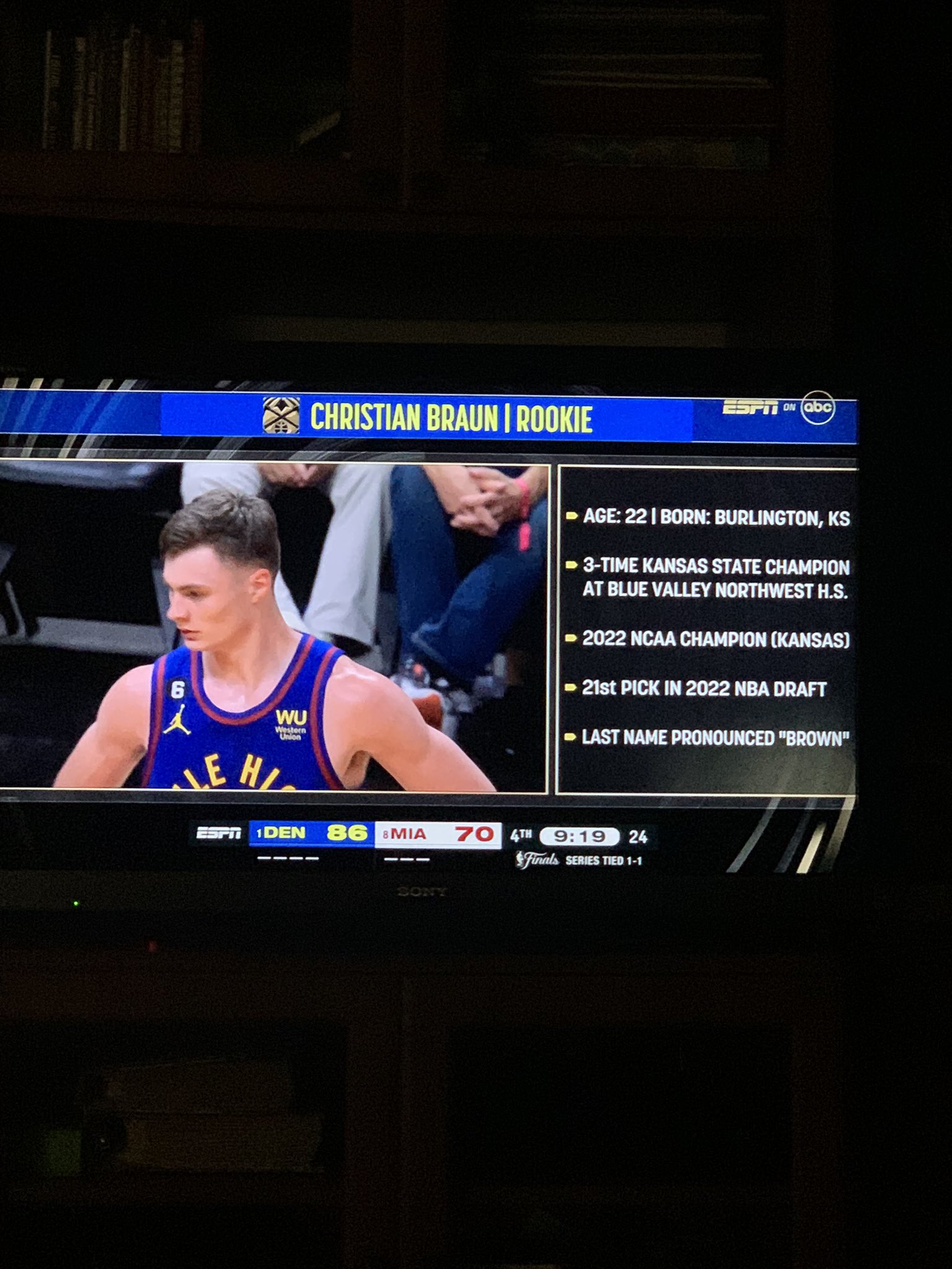 Lexi on Twitter: Pretty cool to see my high school alma matter listed  during the NBA finals! Christian Braun making us proud! 🔥   / Twitter