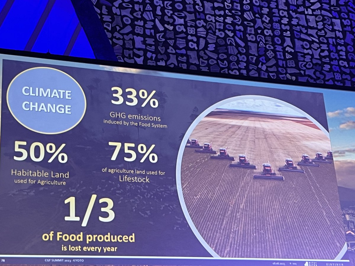 The future of food - with science leading the way - to square the circle on food security, consumer preferences, policy, climate change and health - at <a href="/CGF_The_Forum/">The Consumer Goods Forum</a> #cgfsummit