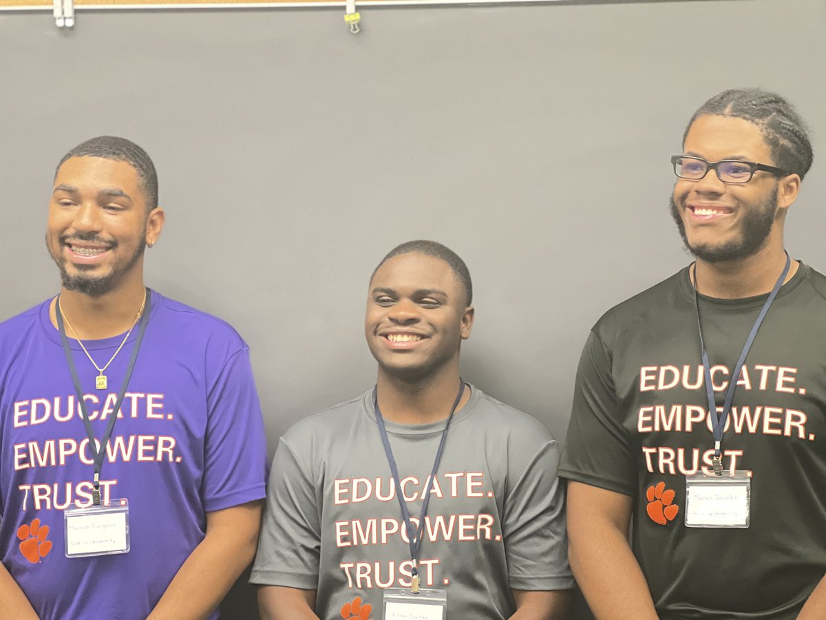 Dr. Jones and the Call Me MiSTER Scholars share what it means to Educate, Empower, and Trust!