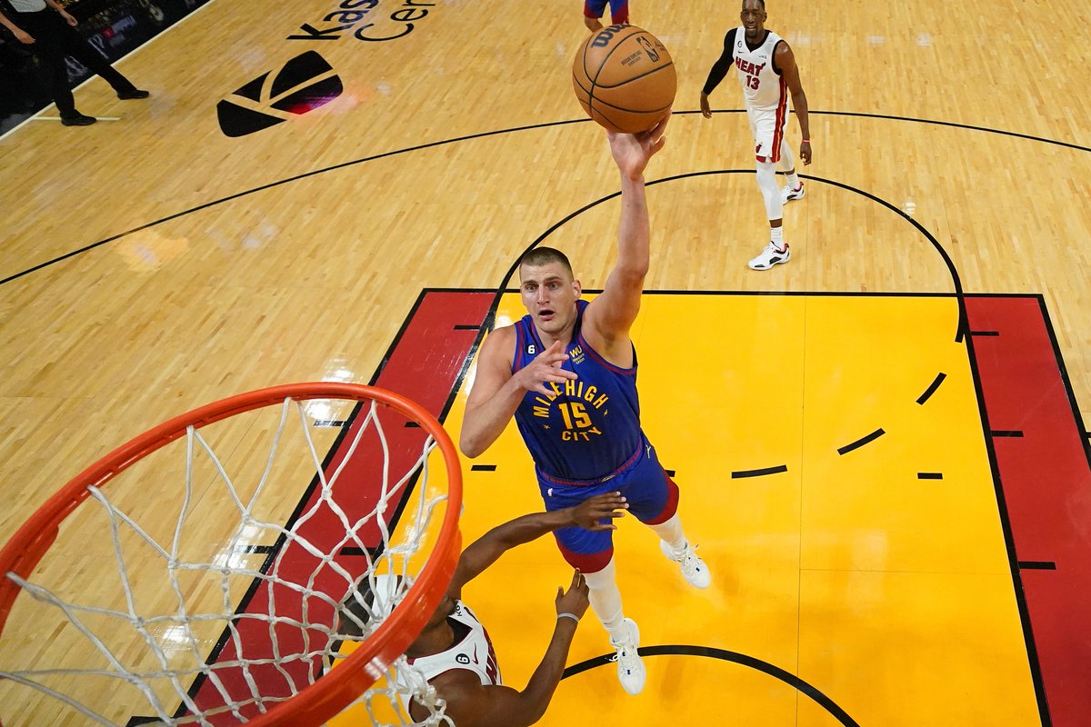 Nikola Jokić is the first player EVER to have record 30+ PTS, 20+ REB, and 10+ AST in an #NBAFinals game 🤯

#NBA | #Nuggets