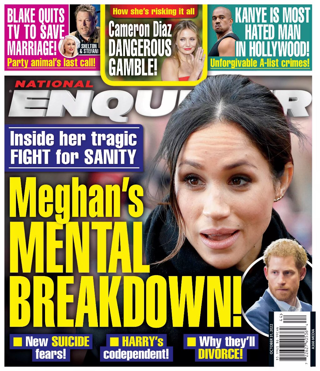 'The UK press is being mean to Meghan.' #WAAAGH 

The US press: 

#DumbPrince