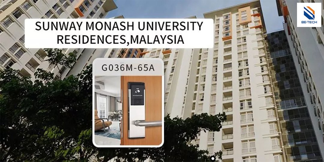BetechSecurity's tweet image. Be-Tech smart door locks hotel project at Sunway Monash University Residences in Malaysia.
Model: G036M-65A

The standout feature of the Guardian RFID lock is its emergency release function. 

Email:export@be-tech.com.cn
 #SmartDoorLock #digitallocks #hotellock #security  #BeTech