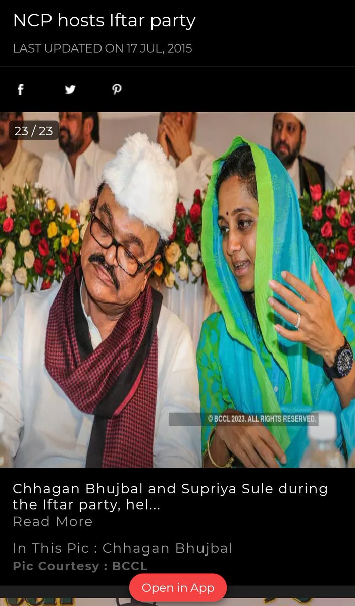 𝐌𝐢𝐥𝐢𝐧𝐝 𝐃𝐡𝐚𝐫𝐦𝐚𝐝𝐡𝐢𝐤𝐚𝐫𝐢 © (@milind_mmd) on Twitter photo See the Secular faces of #NCP....We Need to teach them lessons in elections...
Its just #AntiHinduism...
They don't want #Dresscode_For_Temples but have followed it in all Iftar Parties...
<a href="/Ramesh_hjs/">🚩 Ramesh Shinde 🇮🇳</a> <a href="/AbhayVartak/">abhay vartak</a> <a href="/AnuSatheesh5/">Anu Satheesh 🇮🇳🚩</a> See the Secular faces of #NCP....We Need to teach them lessons in elections...
Its just #AntiHinduism...
They don't want #Dresscode_For_Temples but have followed it in all Iftar Parties...
<a href="/Ramesh_hjs/">🚩 Ramesh Shinde 🇮🇳</a> <a href="/AbhayVartak/">abhay vartak</a> <a href="/AnuSatheesh5/">Anu Satheesh 🇮🇳🚩</a>