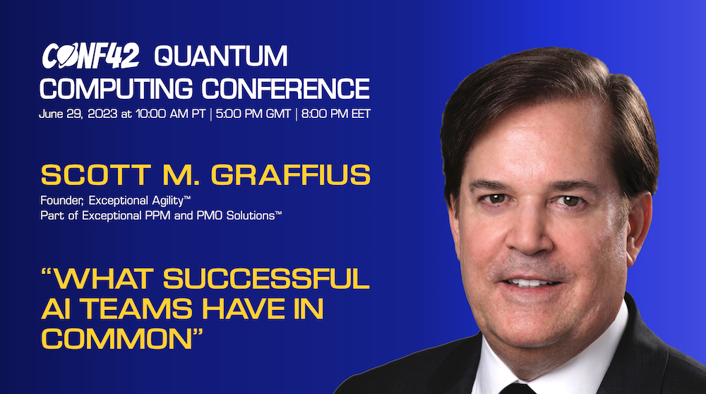 Exceptional Agility Founder Scott M. Graffius Speaking at Quantum Computing Conference exceptionalagility.com/blog/files/con… #AI #ArtificialIntelligence #Future #Innovation #KeynoteSpeaker #MachineLearning #MIT #ML #PublicSpeaker #Speaker #Tech #Technology #Agility #ExceptionalAgility #PMOT
