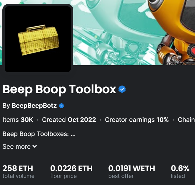 fromasterx's tweet photo. 🟧BTC Botz🟧#Ordinals by @beepboopbotz is LIVE 
I am giving away a Tool Box to the first 3 people who use my link to mint
You also get FIVE $ETH Robots to battle on mint out

1⃣ Download and fund @xverse with 0.02+ $BTC

2⃣ Mint at: https://t.co/nb3EruipVB

3⃣ DM me screenshot proof and tx 

#Bitcoin  #btc $btc #NFTGiveaways #NFTCommunity