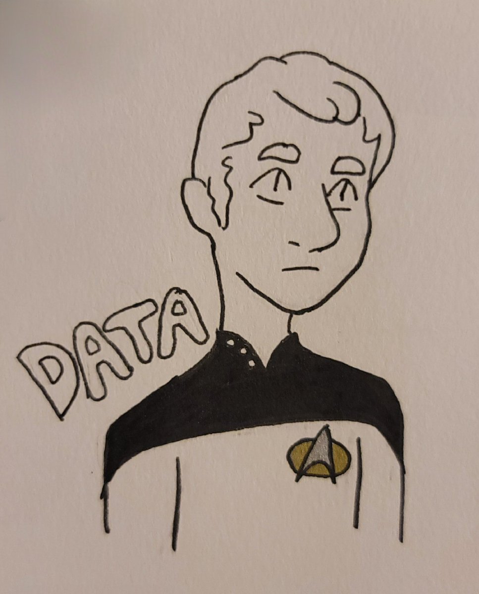 doodling_hydra's tweet photo. Day 7 of posting Star Trek fanart every day until the SNW season two premier!

One of the best bois! Data!!💙

@StarTrek @BrentSpiner #TheDoodlingHydra #Fanart #StarTrekTNG #StarTrekTheNextGeneration #Data https://t.co/g4LfOY1C3o