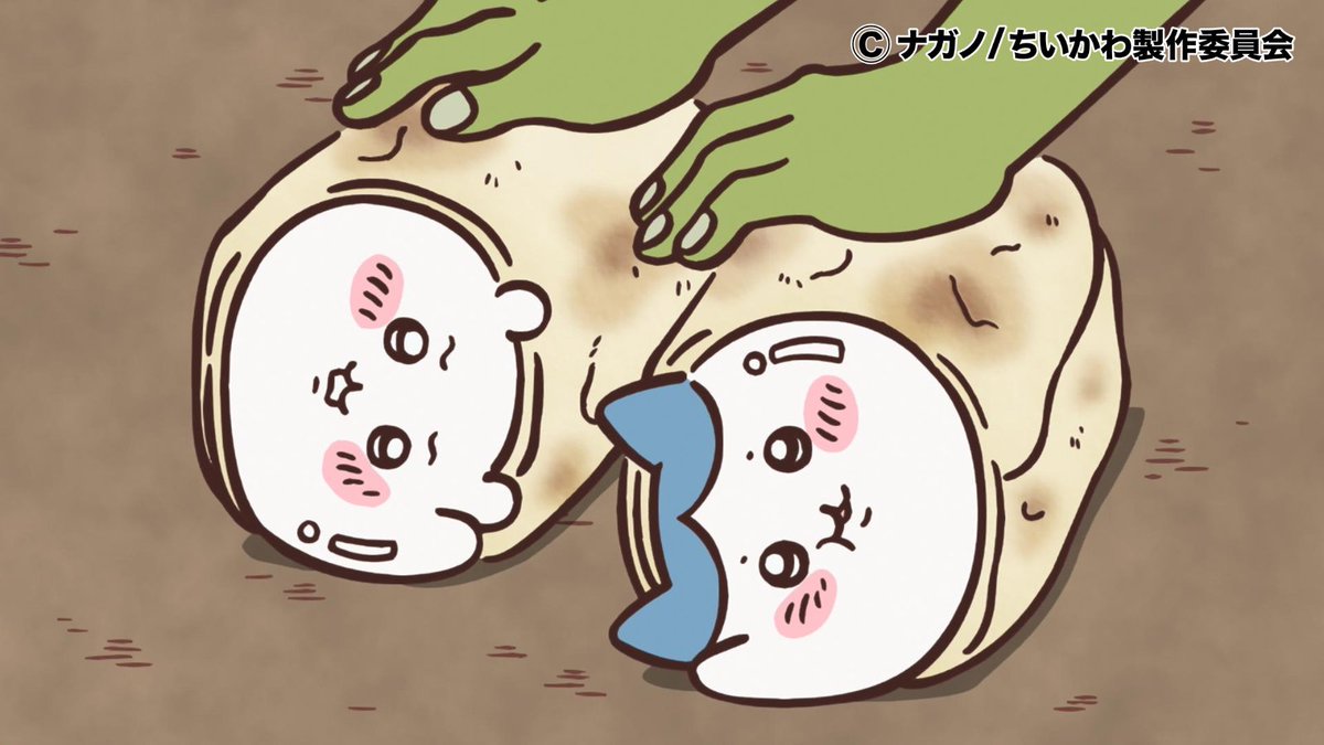 吉伊卡哇和小八被做成捲餅