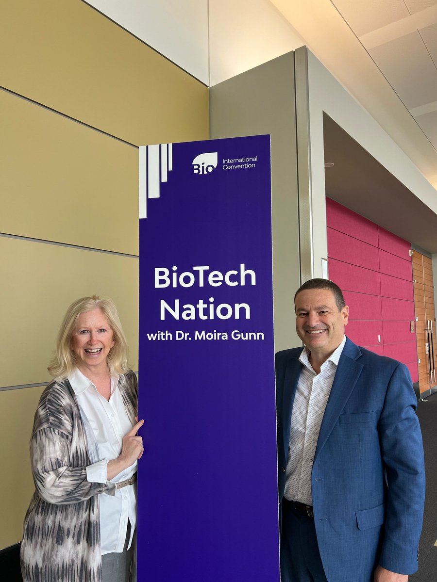 Thanks, Gavin Samuels, CBO of CinRx for the chat at #BIO2023 #biotech