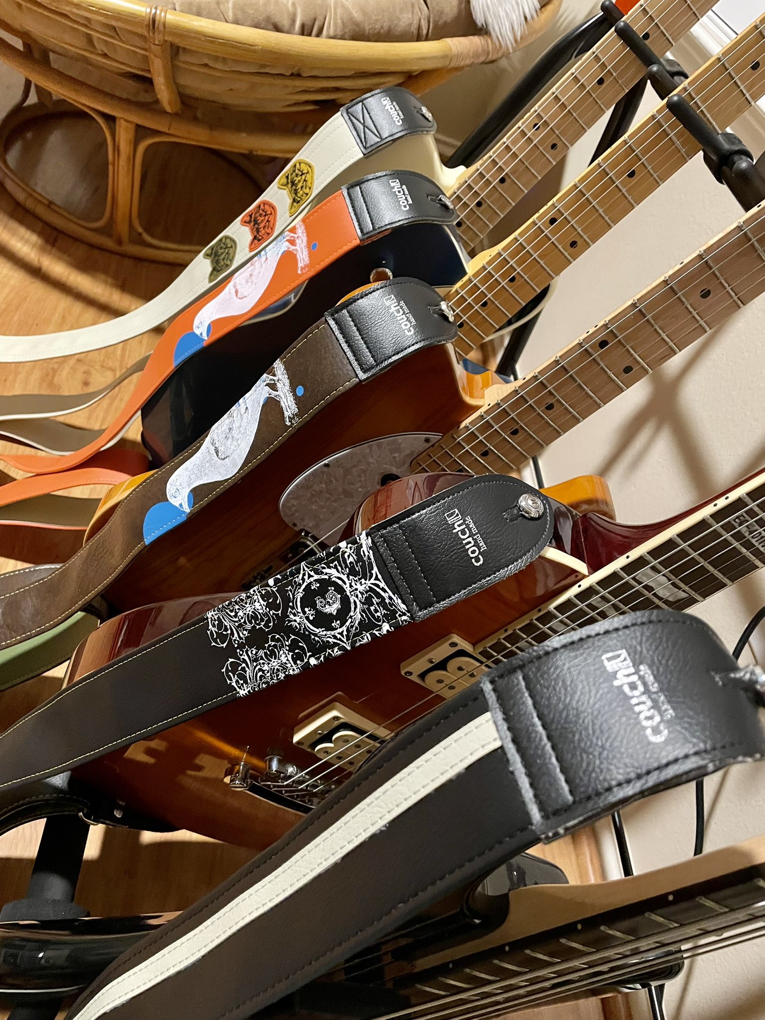 Couch Guitar Straps CouchUSA X
