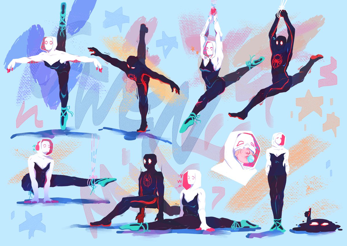 new moves
#SpiderVerse #spidergwen #Spiderversefanart