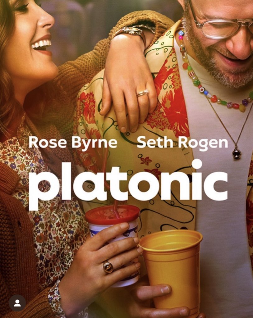 If you want a thoroughly enjoyable / hysterical/relatable new show ⬇️ Look no further ! #platoniconapple Rose Byrne & @Sethrogen are comedy gold !