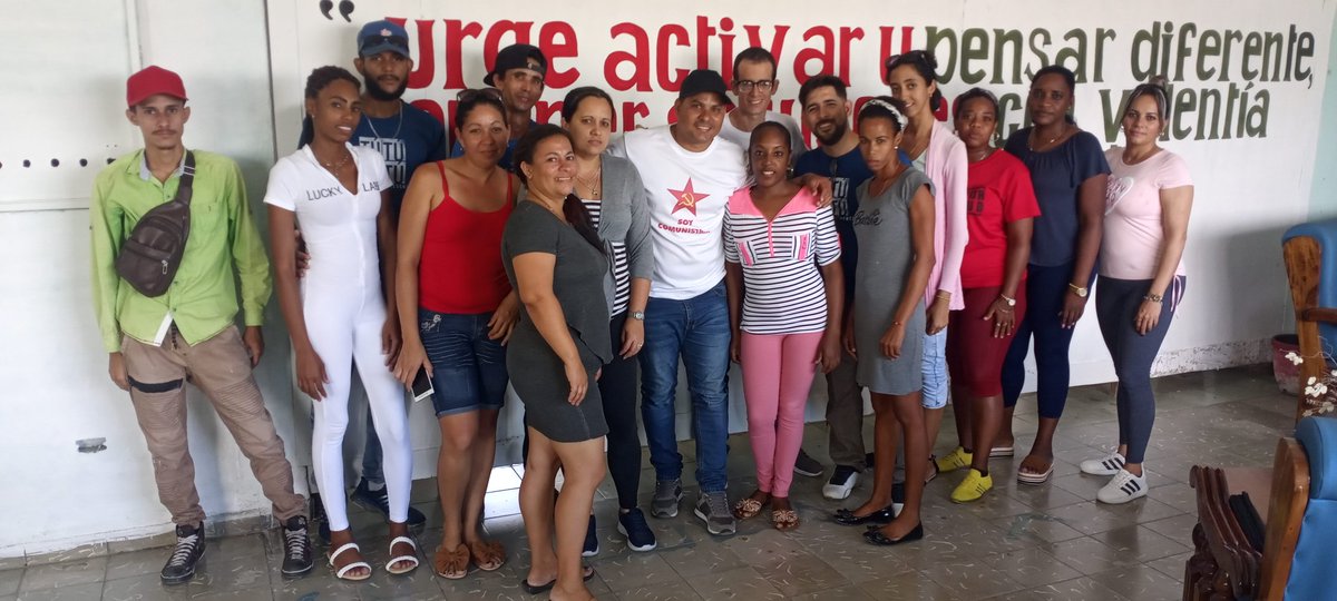 Hasta Sagua la Grande en Villa Clara llegamos hoy para compartir con cuadros y trabajadores sobre las metas del presente y el futuro de la organización en ese agradable lugar. 
#UnaMejorJuventud en su #XIICongreso <a href="/UJCdeCuba/">UJC de Cuba</a>