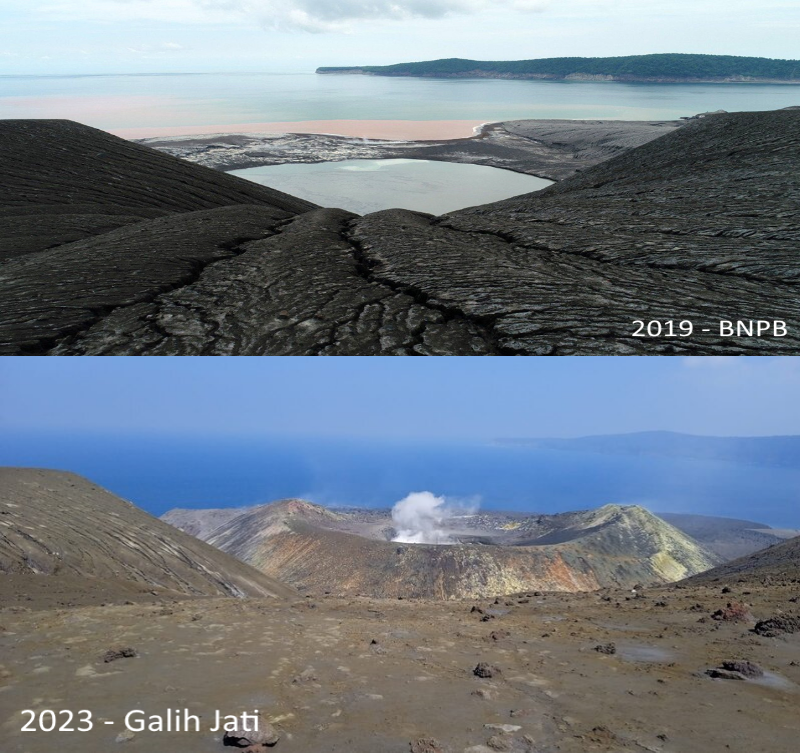 Anak Krakatau volcano is rising again. 🌋