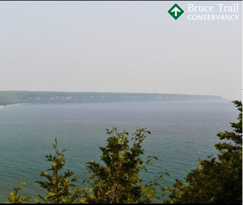 Southern Ontario, including much of the #BruceTrail, is experiencing low air quality due to wildfires in Northern Ontario and Quebec. Before visiting the Trail, please check air quality reports and be sure to follow local health guidelines.