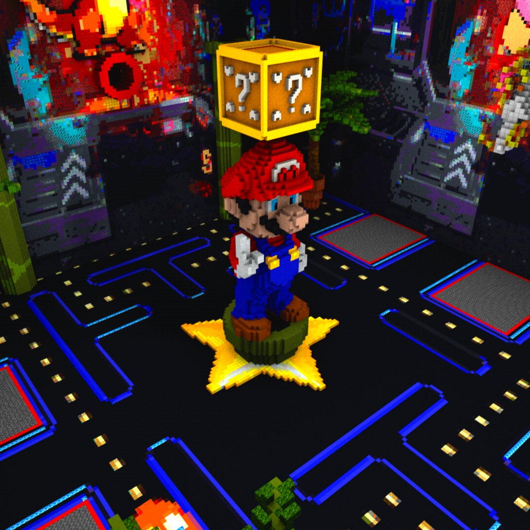 ¡Ayudaaaa, Una nave del galaga me está siguiendo!

| Build by:
<a href="/YuyulliBuilder/">Yuyulli | MC Builder</a> 

| Collaborators:
<a href="/OnlyStudiosBT/">OnlyStudios - Minecraft Buildteam</a>