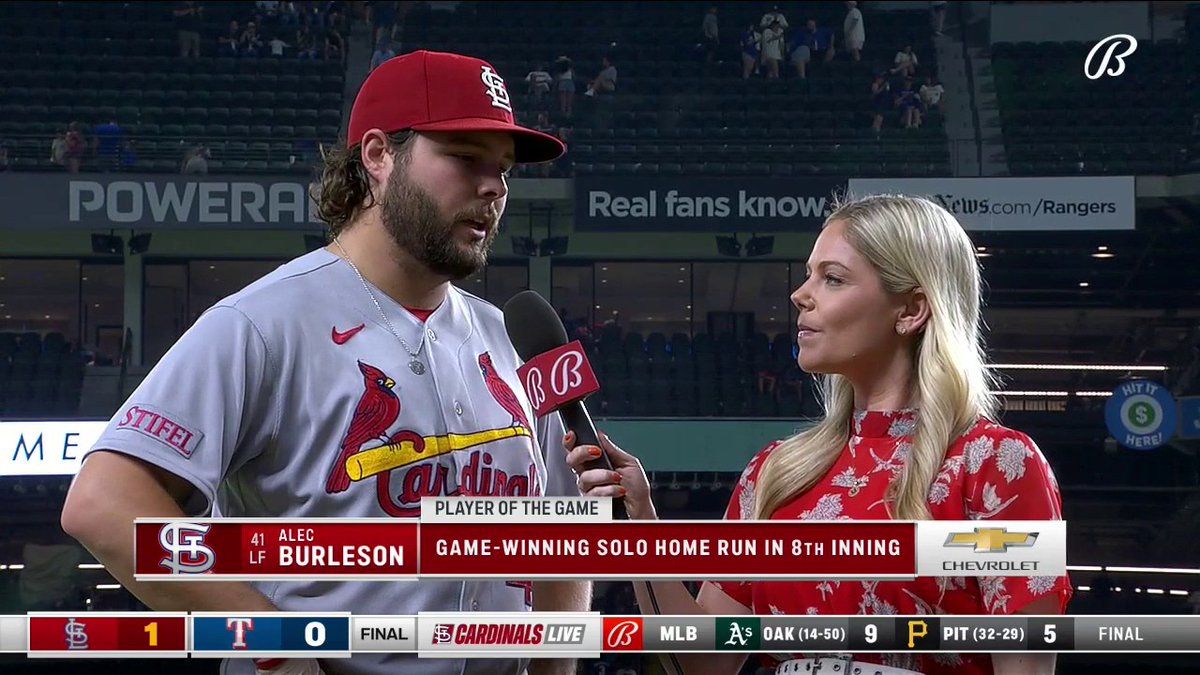 Bally Sports Midwest on Twitter "Burleson on Flaherty's six scoreless innings against the