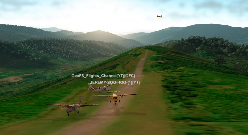 GeoFS_Events's tweet image. We just finished up a beautiful group flight with a challenging approach into Cameron Highlands! Only 2 of us successfully landed... Better luck next time!