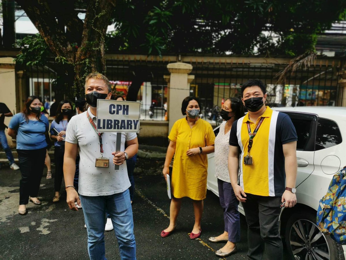 UPCPH's tweet image. IN PHOTOS: Employees at College of Public Health participate in the conduct of the Quarterly National Simultaneous Earthquake Drill (NSED) today, 08 June 2023.