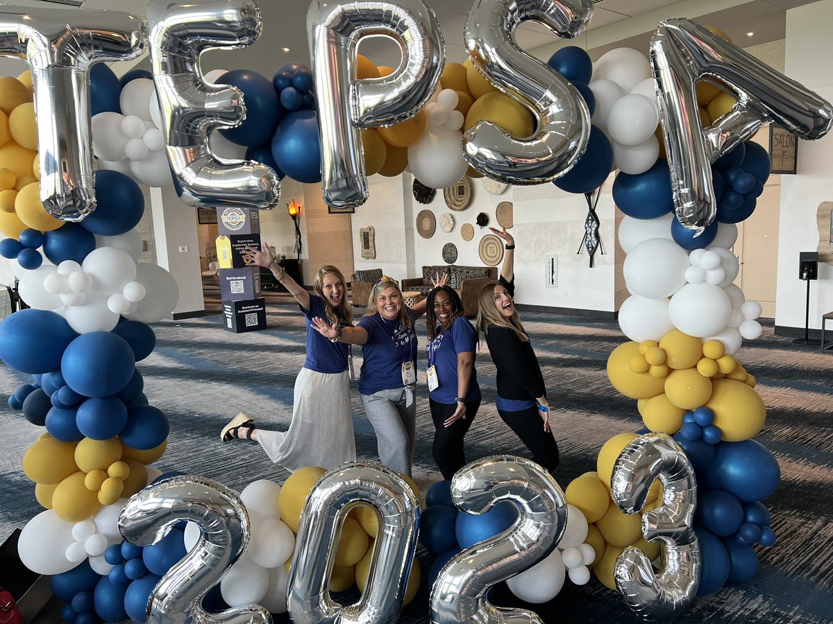 I ❤️ our team and I am grateful that we get to attend <a href="/TEPSAtalk/">TEPSA</a> together! #loveclp 💙💛💙💛